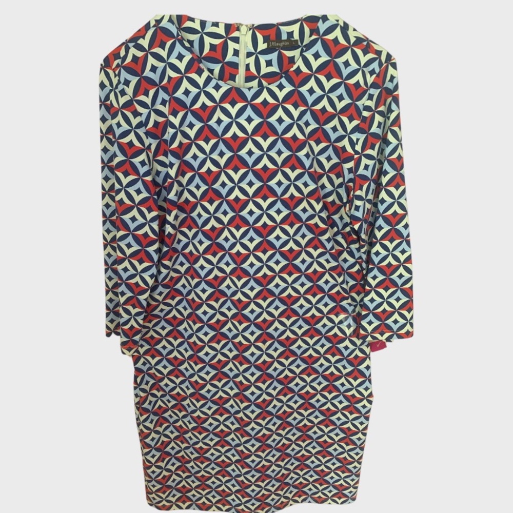 J.McLaughlin Red White and Blue dress